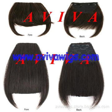 Human Hair Fringes Bangs